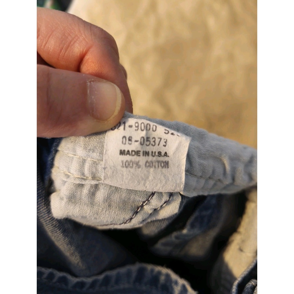 Vintage OshKosh Bgosh Denim Overalls Made in USA Vestbak Blue Cotton Size 4T - Picture 5 of 7
